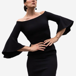 Vestido corto Eline negro